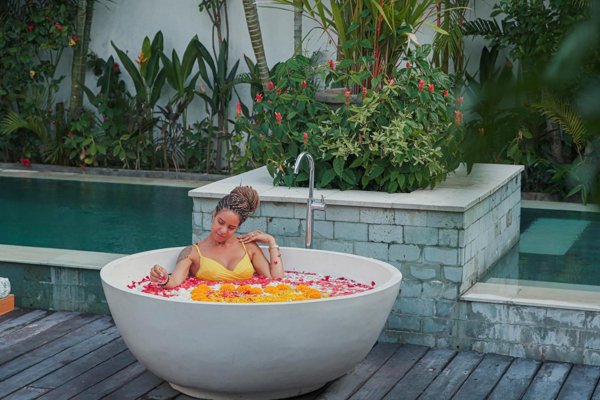 Villa Bella Seseh, 3-Br With Private Pool 坎古 外观 照片